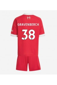 Liverpool Ryan Gravenberch #38 Babyklær Hjemme Fotballdrakt til barn 2025-26 Korte ermer (+ Korte bukser)